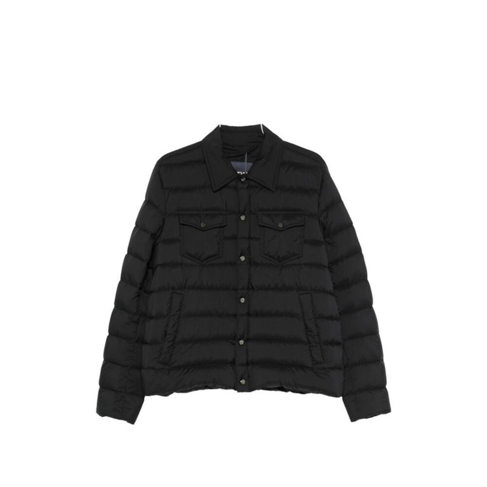 Herno Black Jackets - Padded & Down Jackets Men
